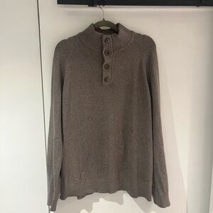 Banana Republic Taupe Turtleneck Sweater
